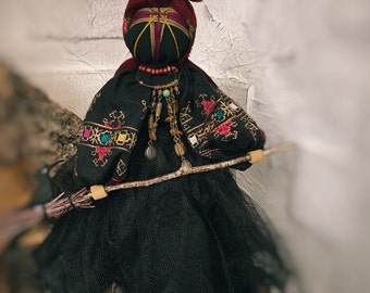 Kitchen witch doll Baba yaga Motanka Ooak doll Amulet doll