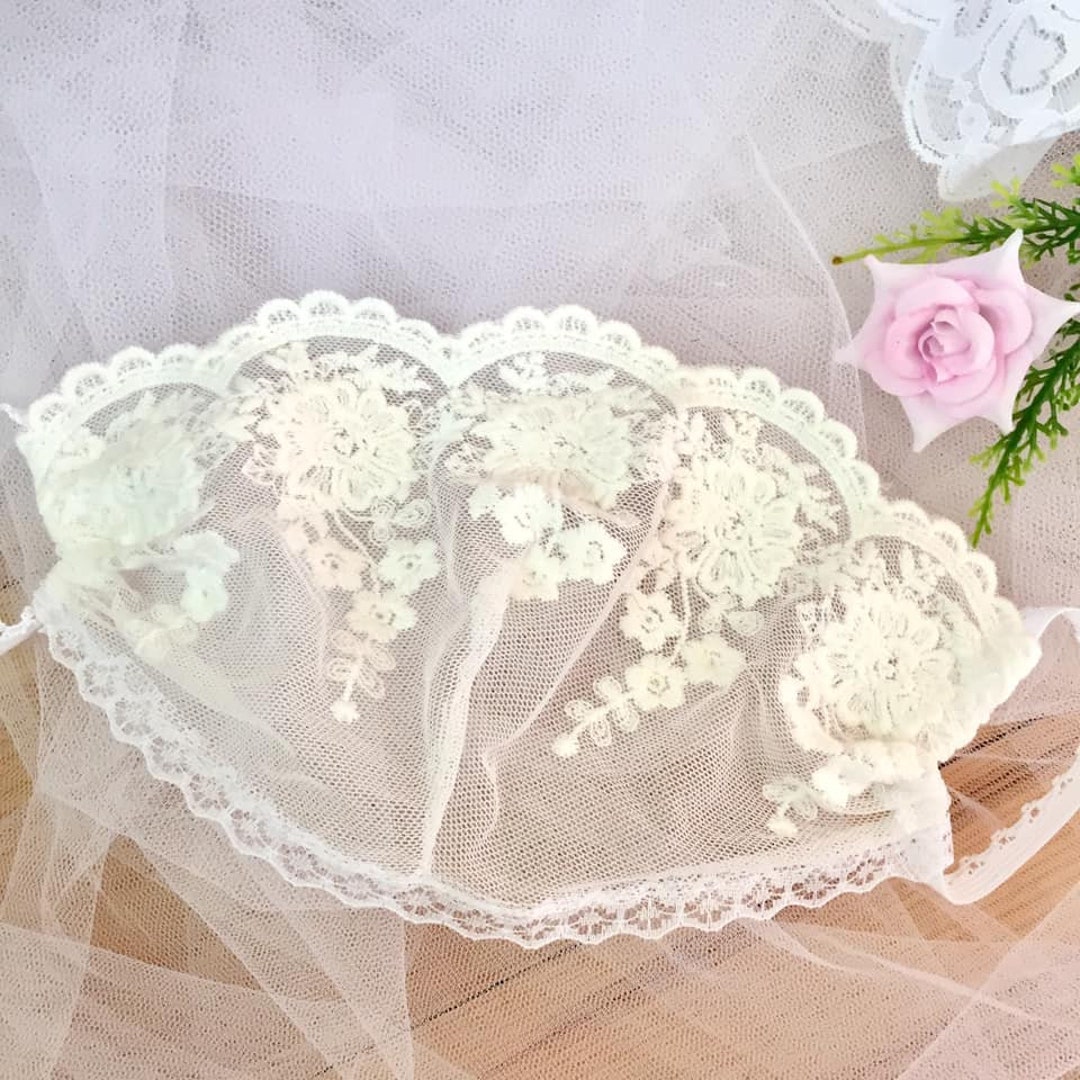 Lace Bridal Mask Bride Face Mask Wedding Face Mask - Etsy