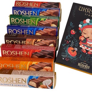 Ukrainian candy mystery box Сhocolate bars Ukrainian chocolate