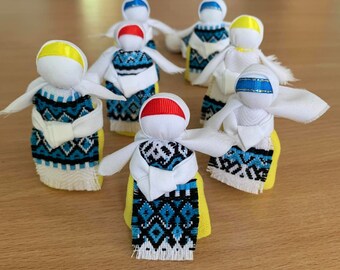 2" Motanka doll Ukrainian wedding favors Ukrainian souvenir magic amulet