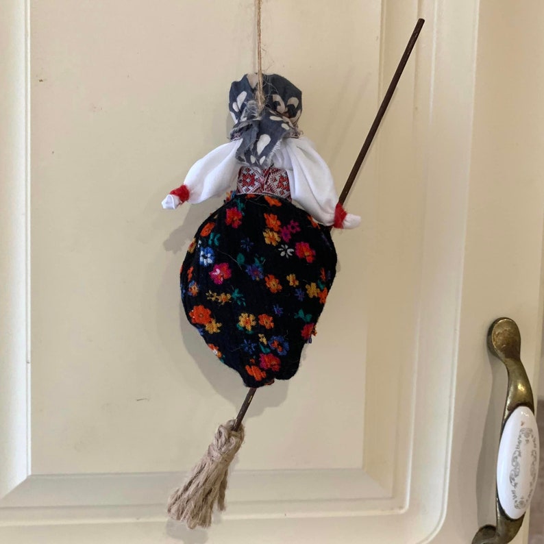 Baba yaga Witch ornament Kitchen witch doll Good witch Motanka image 9