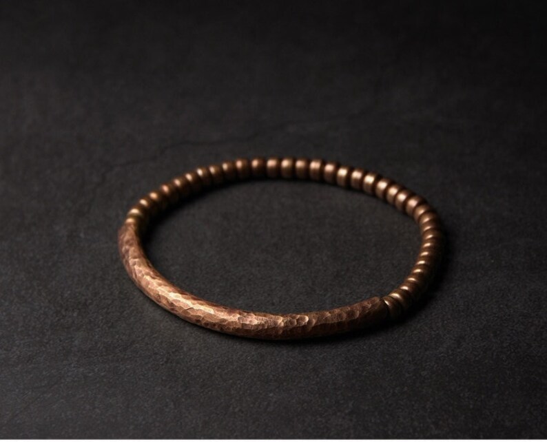 Handmade Pure Hammered Copper Bracelet Etsy
