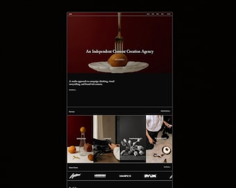 Squarespace Agency Template | Modern 12+ Page Website Design