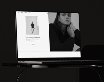 Squarespace Photography Template for Wedding and Portrait Photographers | 12+ Page Website Template for Portfolio, Blog, Store & More