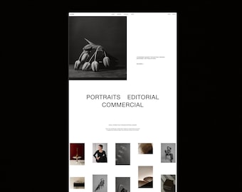 Squarespace Photography Template | 12+ Page Website Design