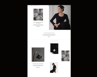 Squarespace Photography Template for Wedding & Portrait Photographers | 12+ Page Website Design