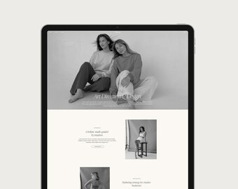 Olena | Stylish Squarespace 7.1 Website Design Template for Services, Creatives, and Portfolios