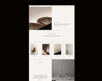 Squarespace Shop Template for Online Stores | Modern 12+ Page Website Design