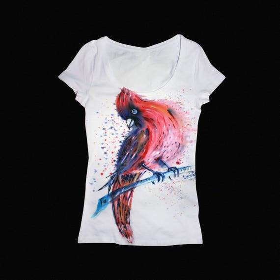 red bird t shirt