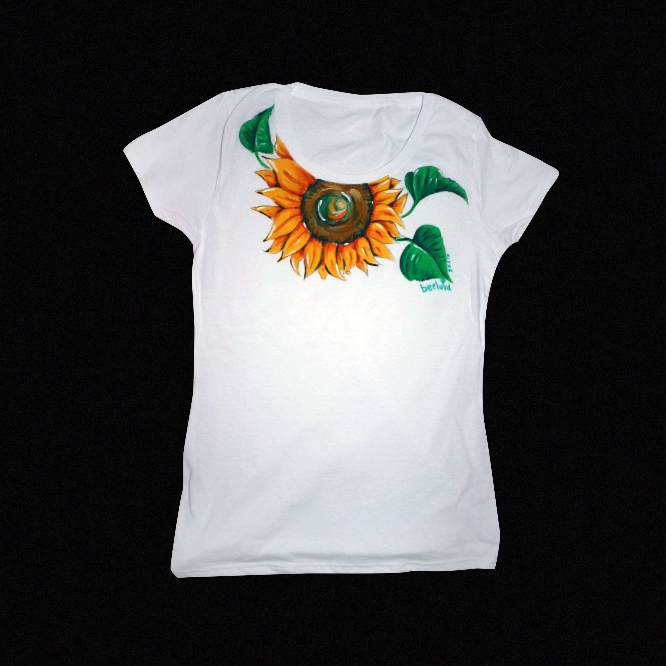 Sunflower tshirt Sunflower shirt Sunflower painting Etsy