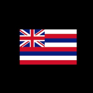 Hawaii State Flag Decal