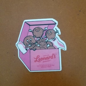 Leonards Bakery Malasadas 3 inch vinyl sticker indoor/outdoor