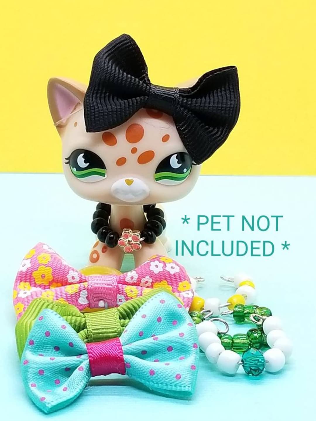 Littlest Pet Shop Accessories 6 Pcs Lot Custom Bows & Etsy