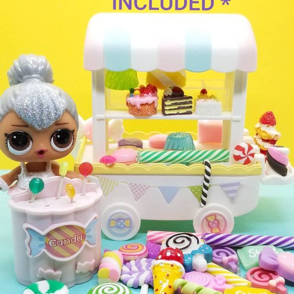 Littlest Pet Shop LPS Dollhouse Custom Accessories*5 PC Lot* Random TREATS Desert Miniature Food Party Favor