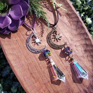 Witchy Car Charm, Moon Car Decor, Sparkly Mirror Charm, Boho Car Charm, Hippie Car Charm, Mirror Charm, Celestial Car Decor, Gift for Mom