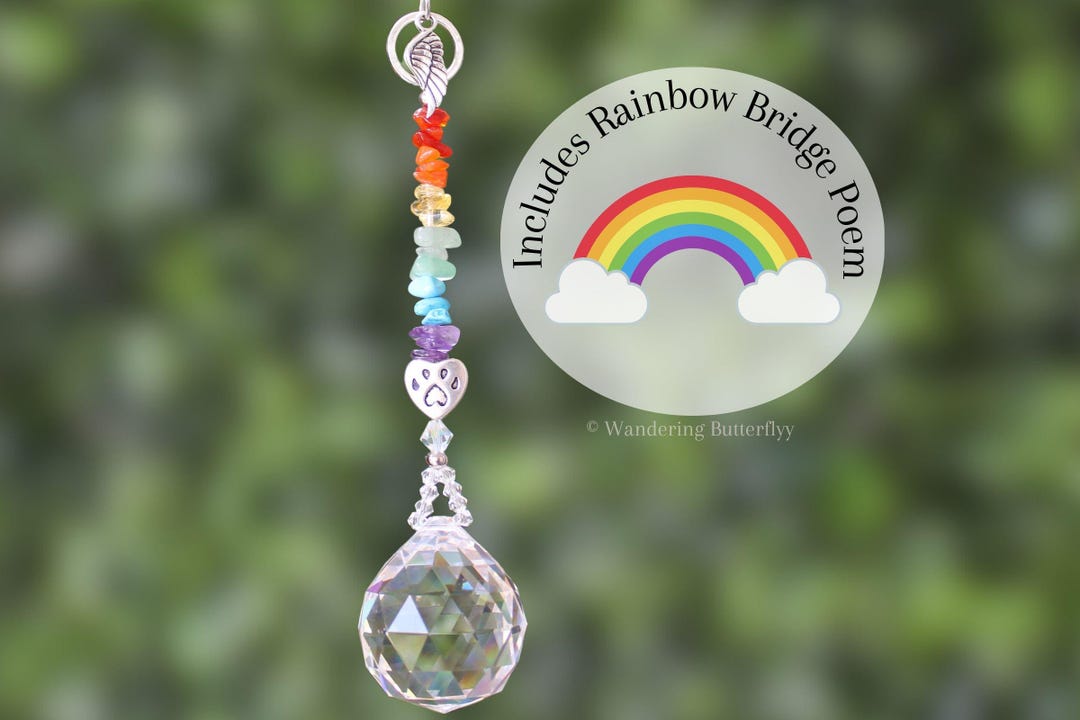 Rainbow Bridge Gift, Pet Loss Gift, Dog Loss Gift, Cat Loss Gift, Dog ...