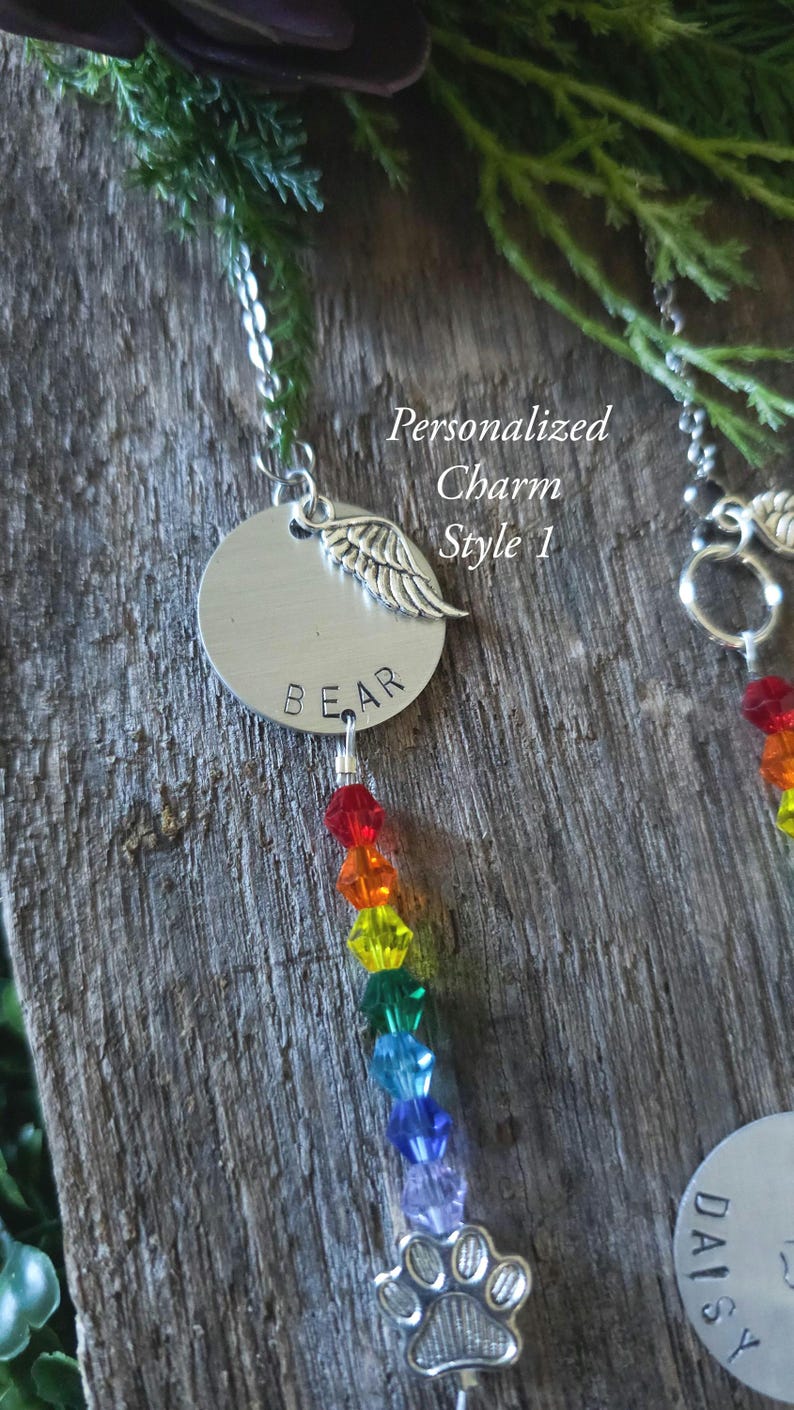 Personalized Rainbow Bridge Gift, Pet Loss Gift, Dog Loss Gift, Cat ...