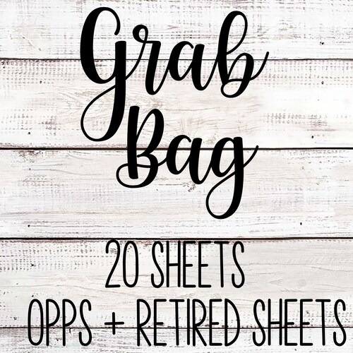 Planner Stickers Grab Bag 20 Sheets Opps Retired Sheets Etsy