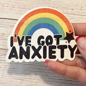 I&#39;ve Got Anxiety Magnet | Mental Health | Fridge Magnet | Refrigerator Magnet