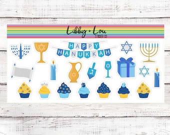 Hanukkah Sticker  | Menorah Sticker | Holiday Sticker | Decorative Sticker | Celebration |