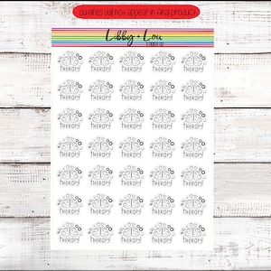 Therapy Appointment Planner Sticker | Mental Health | Psychologist | Therapy | Doctor Appointment  | a5 Planner Sticker