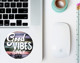 Good Vibes Only Vinyl Decal  | Die Cut Sticker | Laptop Sticker