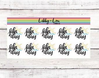 Lake Day Planner Sticker | Erin Condren | Boating | Summer