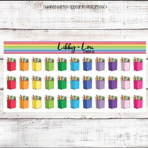 Grocery Bag Planner Sticker | Grocery Shopping | Order Groceries | Pick Up Groceries