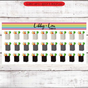 Grocery Bag Planner Sticker | Grocery Shopping | Neutral Sticker | Order Groceries | Pick Up Groceries