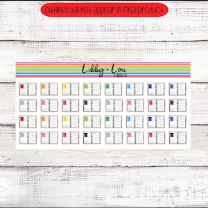Dashboard Layout Planner Stickers | Planning Time | Libby and Lou Sticker Co
