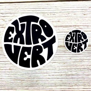 Extrovert Magnet | Personality | Fridge Magnet | Refrigerator Magnet | Dishwasher Magnet