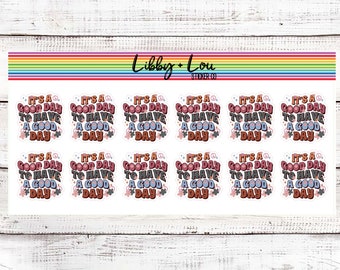 C'est une bonne journée pour passer une bonne journée Sticker | Sticker citation de Zazzle.be Liste d'envies Vous avez des idées ? Libby et Lou Sticker Co