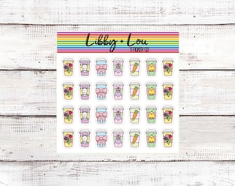 Easter Coffee Planner Sticker | Decorative Sticker | Hot Tea Sticker | Holiday Sticker | Removable Sticker | Libby and Lou Sticker Co