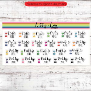 Planner Sticker | Prescription Refill | RX Refill | Medicine | Order Refill | Pick Up Refill