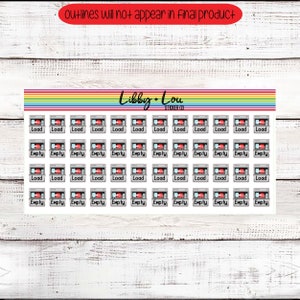 Empty Dishwasher Planner Sticker | Load Dishwasher | Clean Kitchen | Chores | Evening Routine |