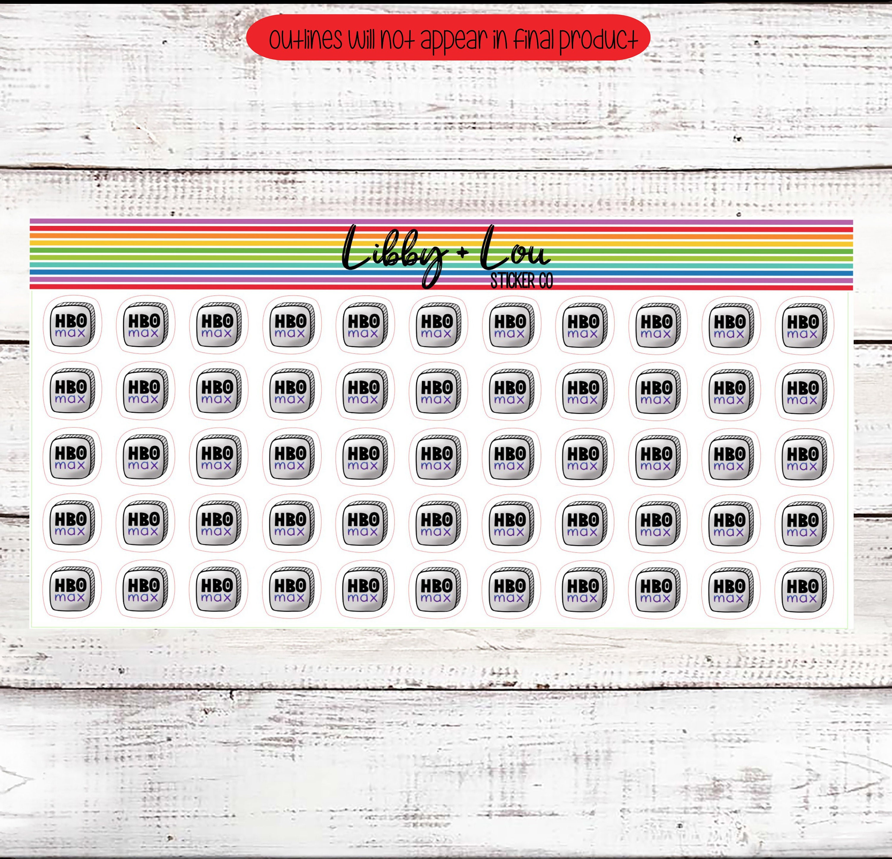HBO Max Planner Sticker | Tv Show Sticker | Movie Sticker ...