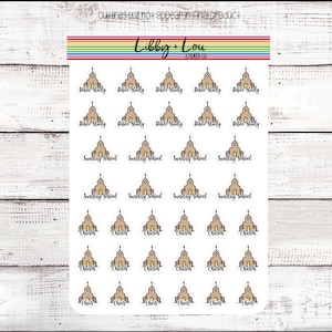 Church Variety Planner Stickers | Bible Study | Choir | Sunday School