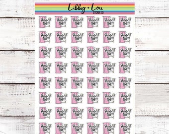 Shower Time Planner Sticker | Habit Tracker | Libby and Lou Sticker Co
