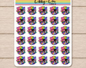 Walk Planner Stickers | Exercise Walk Planner Stickers | Wellness & Fitness Planner Stickers | Cute Functional Planner Stickers