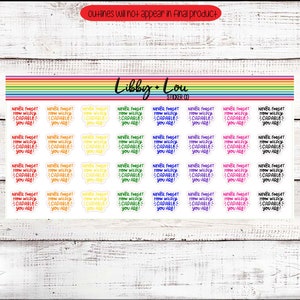 Wildly Capable Planner Stickers | Mental Health | Self Care | A5 Planner Sticker