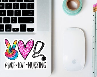 Nurse Vinyl Decal  | Die Cut Sticker | Laptop Sticker