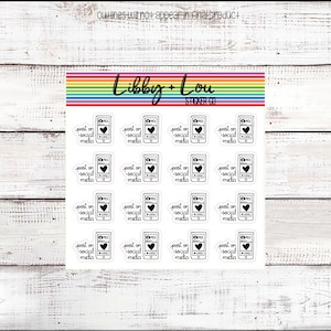 Post on Social Media Planner Sticker | Social Media Tracker| Neutral | Vertical Planner |Horizontal Planner | A5 Sticker
