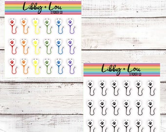 Veterinarian Planner Sticker | Pet Sticker | Dog Cat Kitten Puppy | Neutral Sticker | Rainbow | a5 Planner Sticker