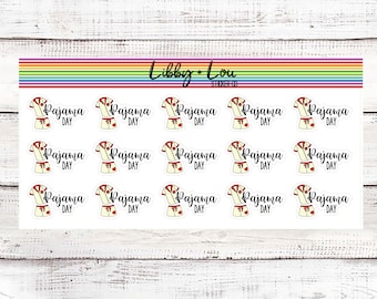 Pajama Day Planner Sticker | Lazy Day | Relax | Libby and Lou Sticker Co