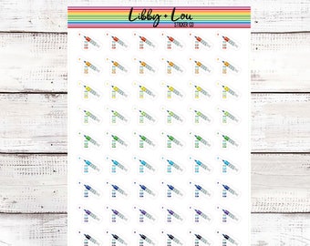 Grocery Shopping Planner Sticker Sheet By Libby And Lou Sticker Co