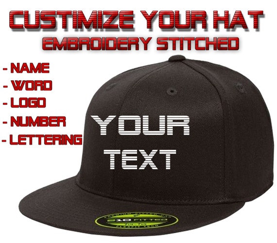 personalized fitted hats