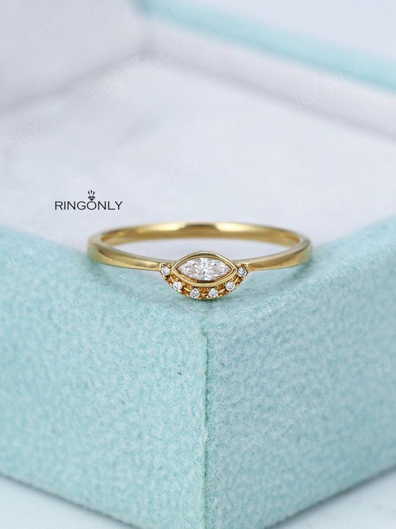 Gorgeous Blue Turquoise Ring Women Wedding Birthday Engagement Jewelry Gift