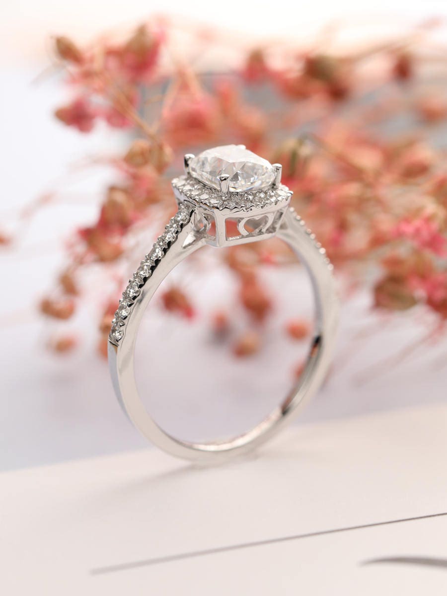 Art deco engagement ring Vintage engagement ring Women Wedding | Etsy