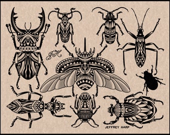 Featured image of post Beetle Tattoo Flash Beetle tattoo illustrations vectors