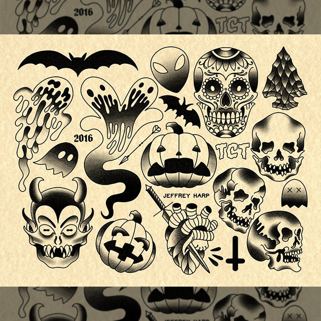 October Halloween Flash Special  SD Tattoo